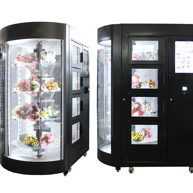SDK Elegant Design Flower Vending Machine With Cooler And Humidifier 19