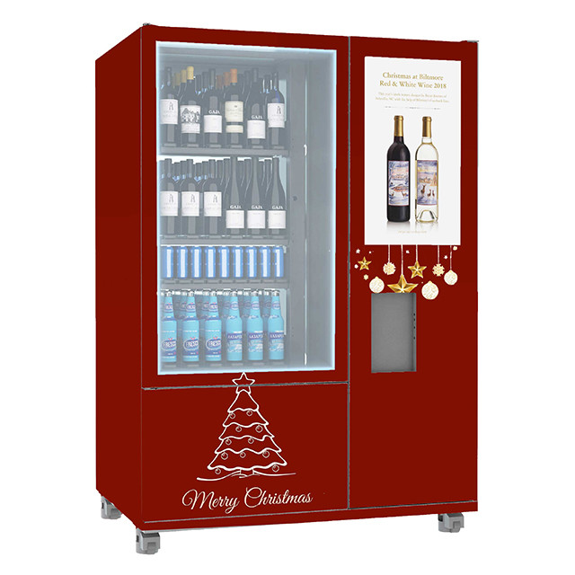 Wine Dispenser Vending Machine Black Steel Training Stainless with