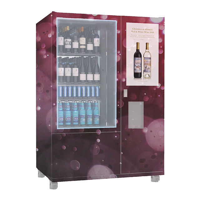 Intelligent Wine Vending Machine Whiskey Beer Red Elevator For France