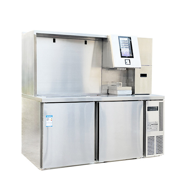 Custom Bar Equipment Milk Tea Shop Working Table Bubble Tea Stainless