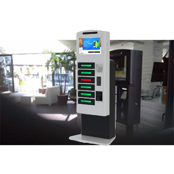 Remote Control Posters Cell Phone Charging Stations Public Kiosk With