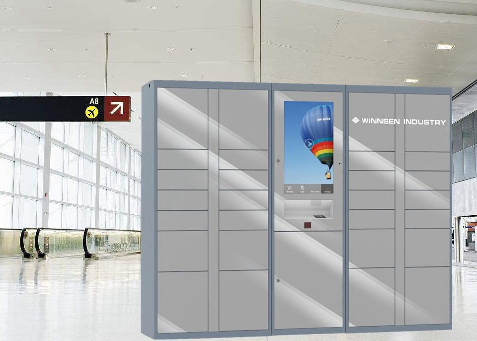 Airport Automated High Quality beach Luggage rental storage Lockers