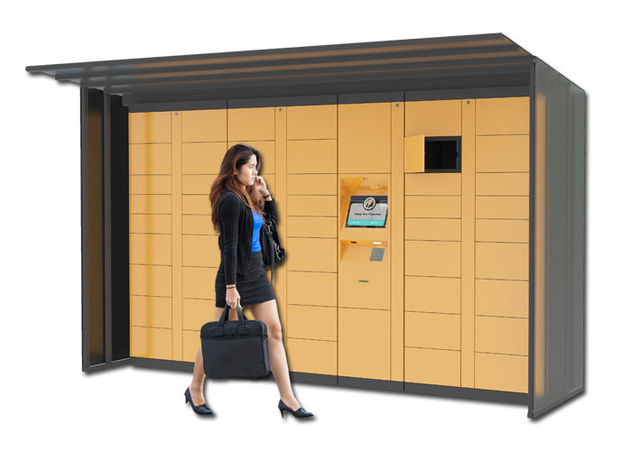 Automatic Barcode Luggage Rental Lockers , Indoor Electronic Lockers