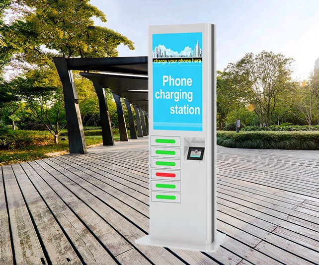 Coin Operated Mobile Phone Charging Machines Public Charging Stations