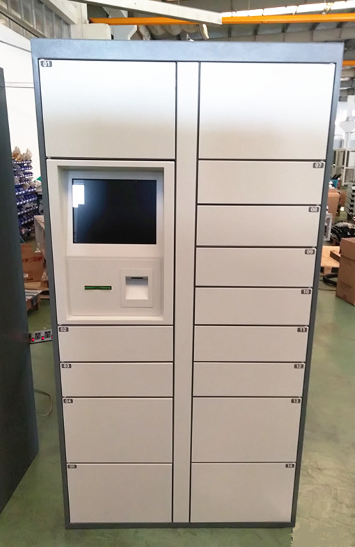 Secure Automatic Self Service Laundry Room Storage Lockers Dry Cleaning