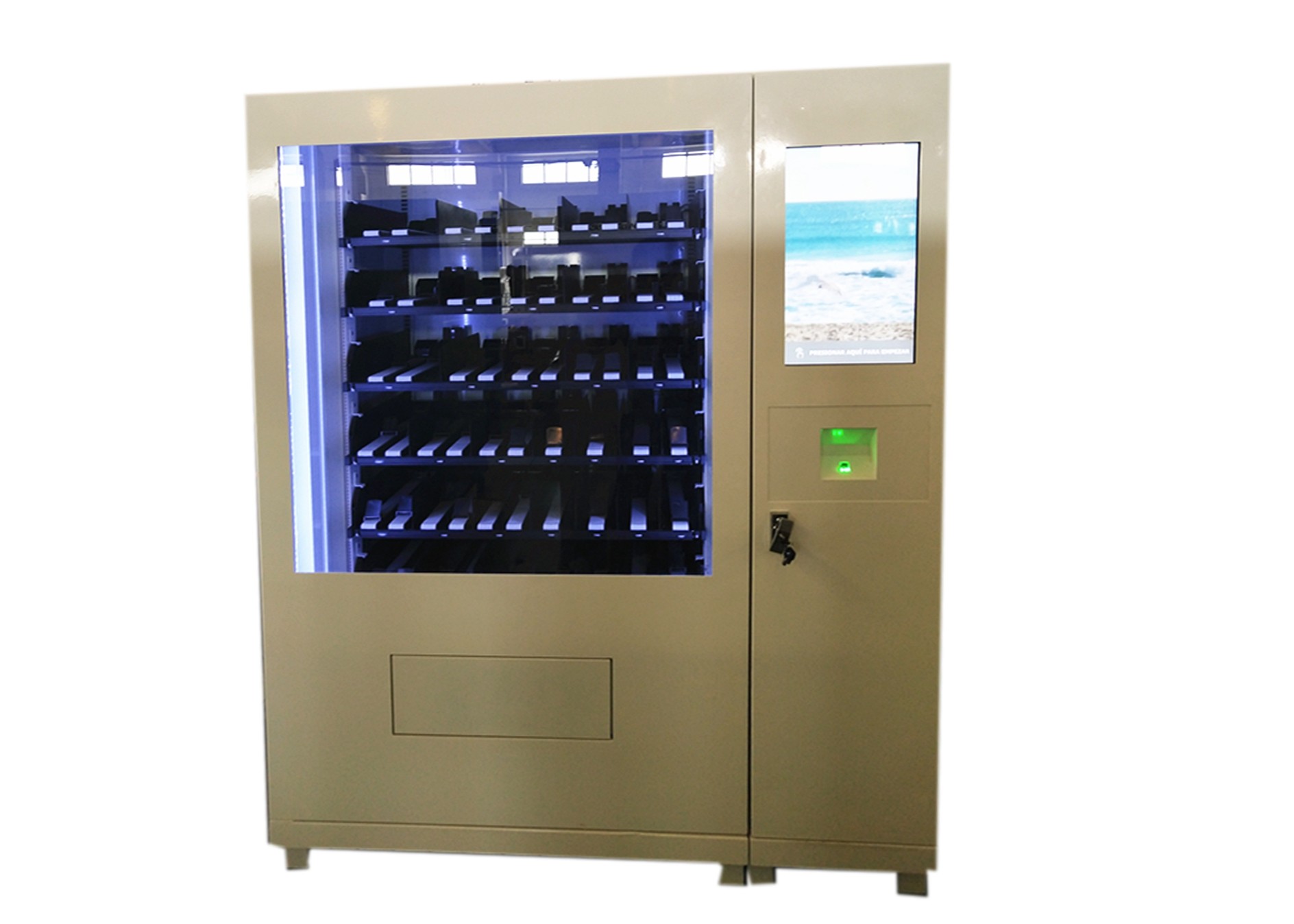 Automated Salad Vending Machines Accept Prepaid Card Member Card For