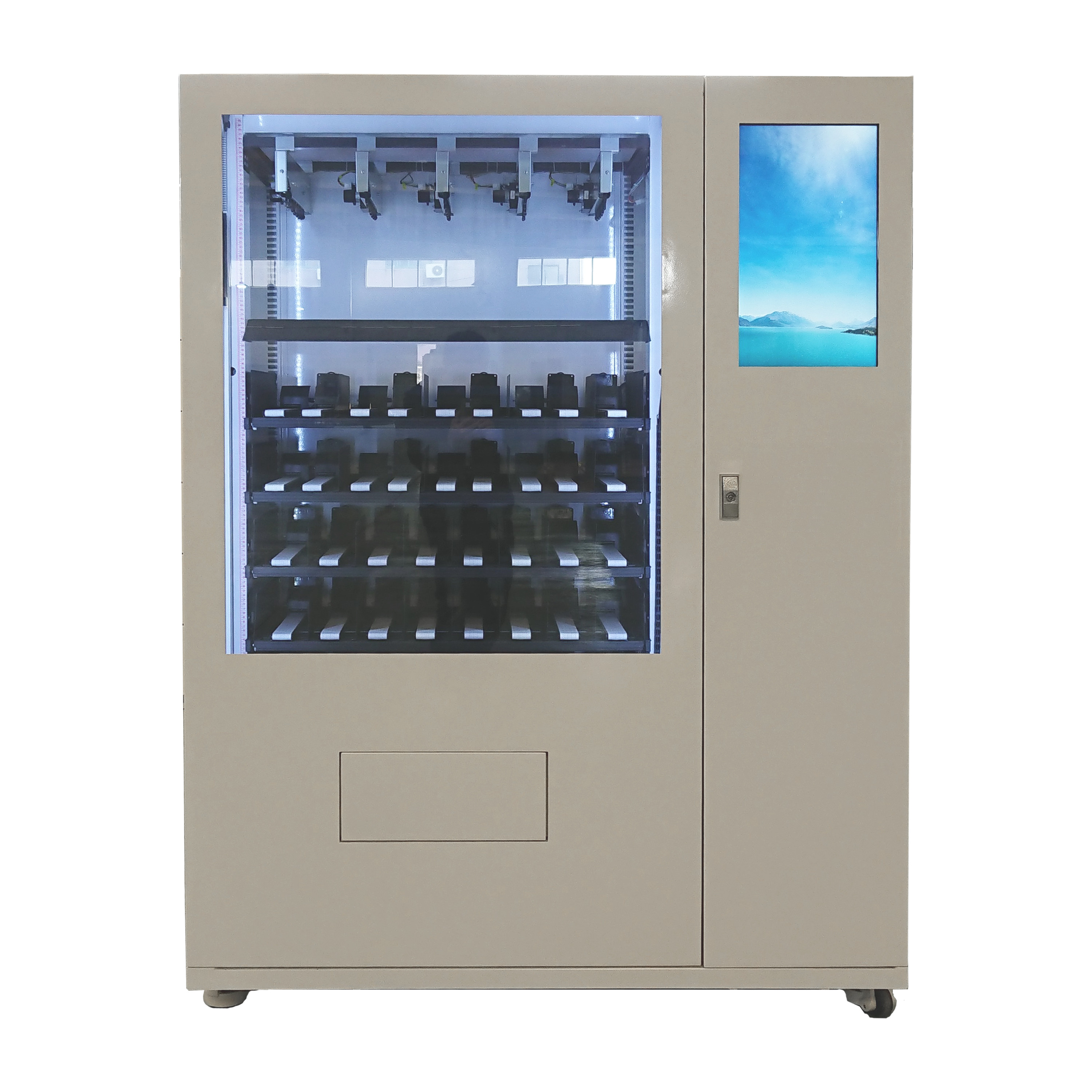 Intelligent Salad Vending Machine With Cashless Payment Device And