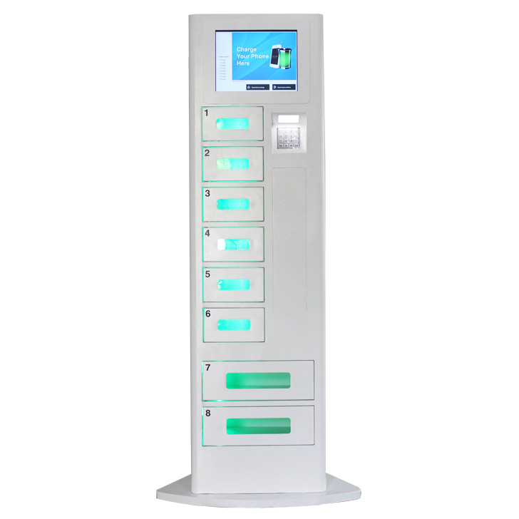 Malls Event digital Cell Phone Charging Station Kiosk tower with