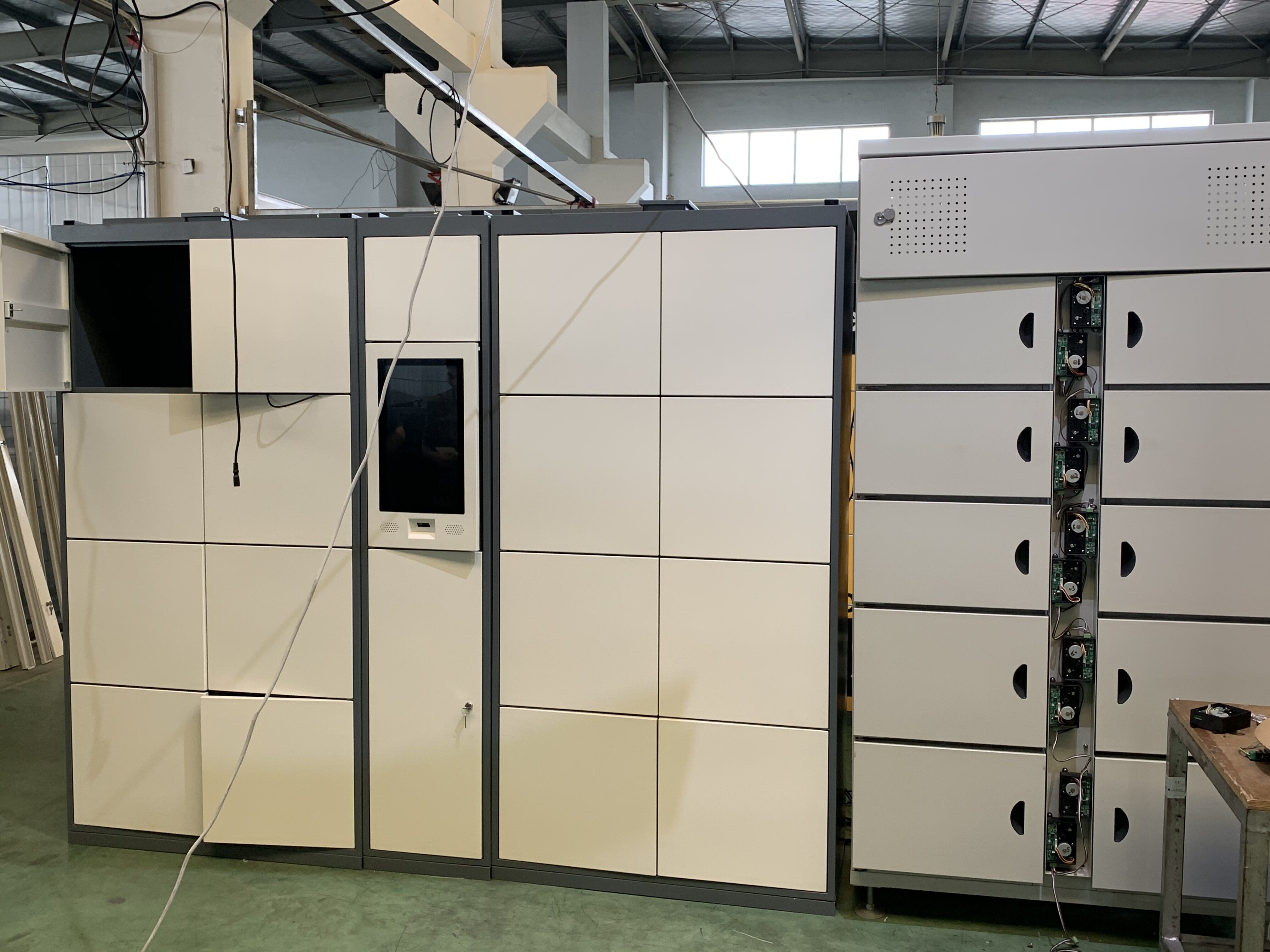 Airport Station Electronic Storage Luggage Lockers Container Rental