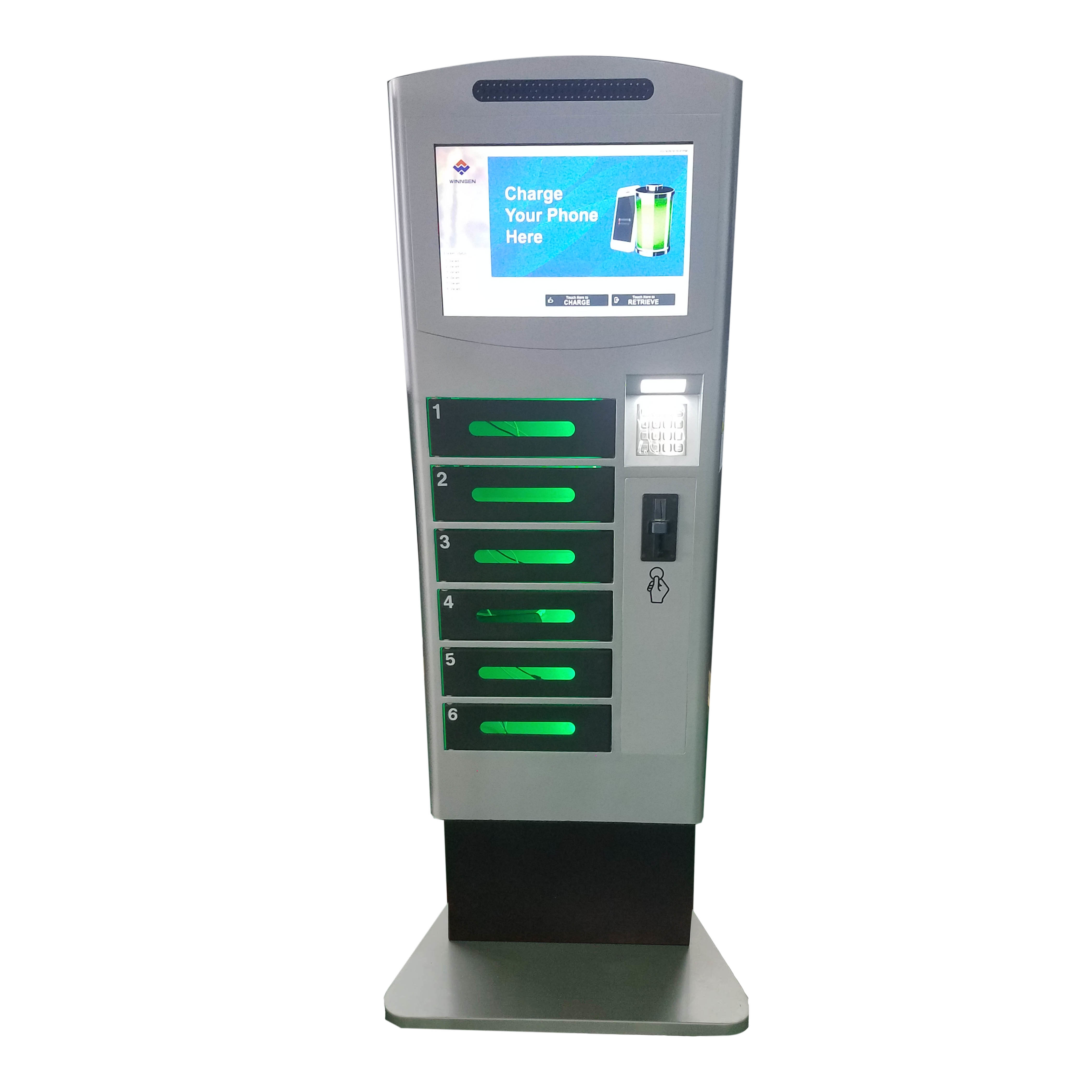Library Indoor Model Cell Phone Charging Lockers , Mobile Charging