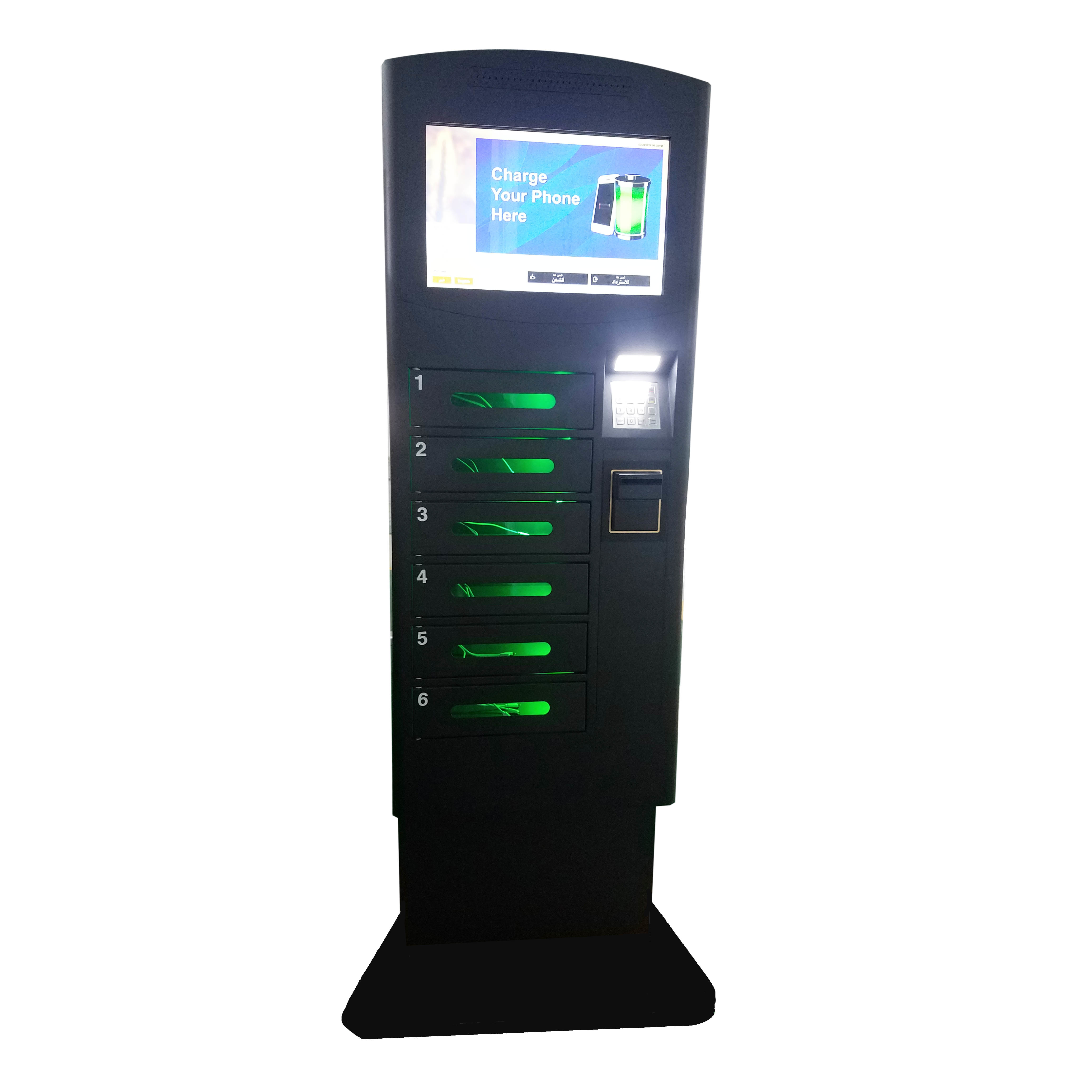 Free Use Indoor Mobile Phone Charging Stations For Library Restaurant