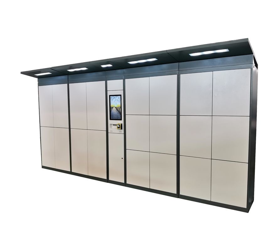 Smart click and Collect Parcel delivery sender and receiver electric laundry rental Lockers outdoor