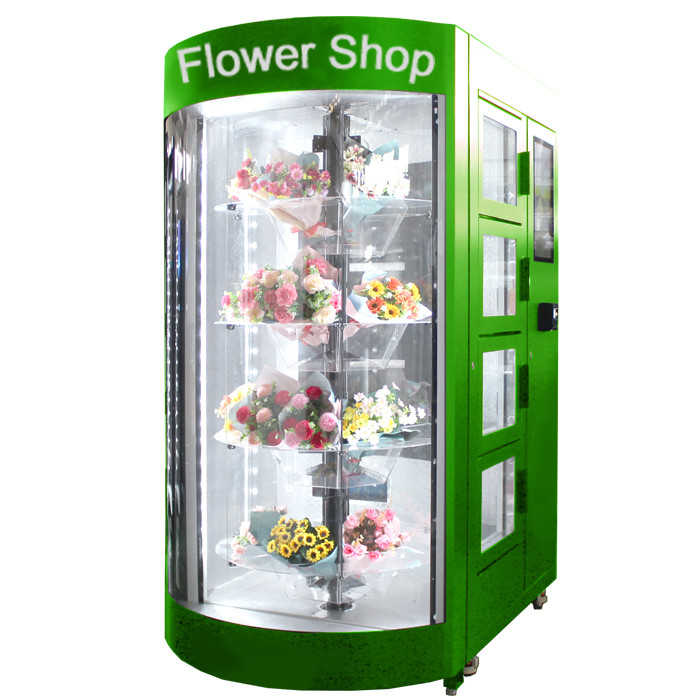 Selling Small And Big Size Flower Vending Machine Bunch Of Bouquets