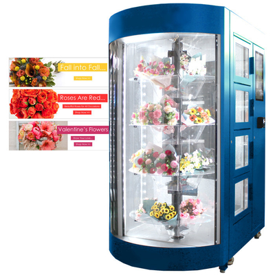 Fresh Flower Vending Locker Machine 120V Delivery Cooling Touch Screen Smart