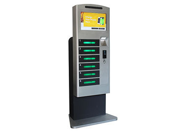 Restaurant / Airport / Shopping Mall Secured Locker Charging Stations for Cell Phones