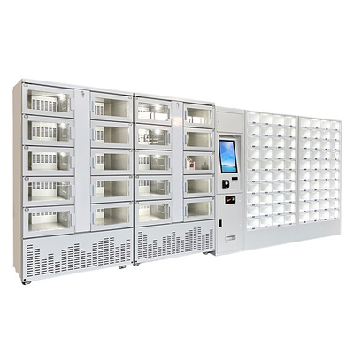 Automatic Cooling Vending Locker With Credit Payment For Vegetables Fruits Eggs