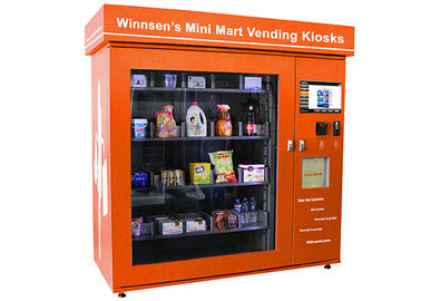 Shopping Mall Smart Mini Mart Universal Vending Kiosk with 19 Inch Touch Screen