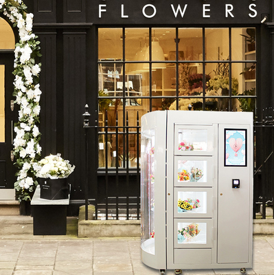 Online Shopping Flower Vending Machine Pickup Remote Control Locker