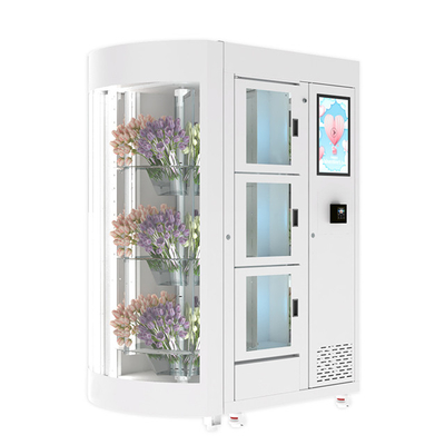 Humidifier Keep Fresh Flower Vending Machine With Refrigerate Cooling System 240V