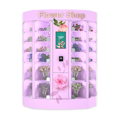 CE FCC Fresh Flower Vending Machine Automated Garden With Humidifier