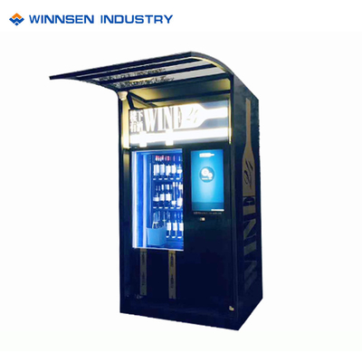Elevator Beer Alcohol CRS Wine Vending Machine With Age Verification For Adult