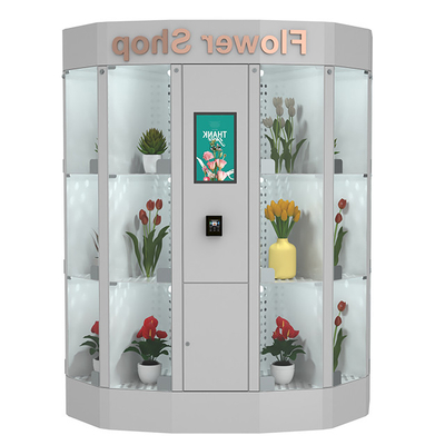 Smart Automatic Flower Vending Locker Large Capacity With Adjustable Temperature