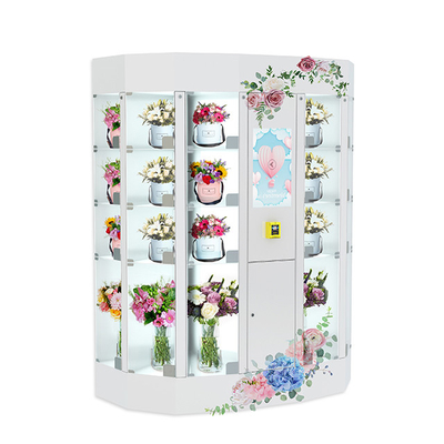 Online Shopping Flower Bouquet Vending Locker Pickup Remote Control Machine