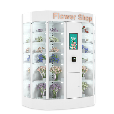 Sustainable Flower Vending Locker Machine Solution 240V Powder Coating