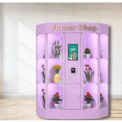 Floral Industry Flower Vending Locker 18.5 Inch AC 100 - 120V