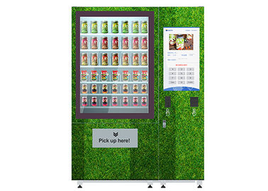 Custom fresh fruit salad food conveyor belt vending machine with lift