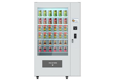 Fruit Nutrition Salad Vending Machine With Advertising / Cooling Function
