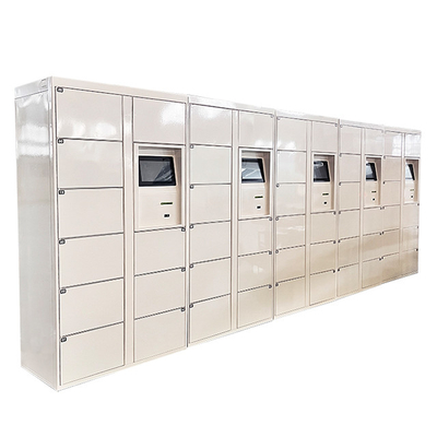 Electronic Smart Laundry Locker System For Dry Cleaning Service QR Code Scanner