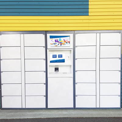 Custom Outdoor High End Computerized Parcel Locker Electronic Barcode Parcel Locker