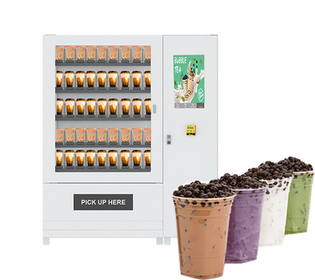 Elevator Drink Bubble Tea Vending Machine For Shopping Mall