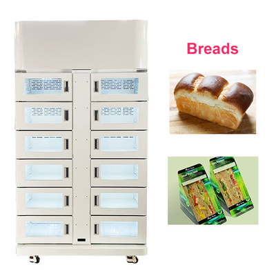 Bread Vending Machine Custom Locker Refrigerated With Smart System And Card Reader