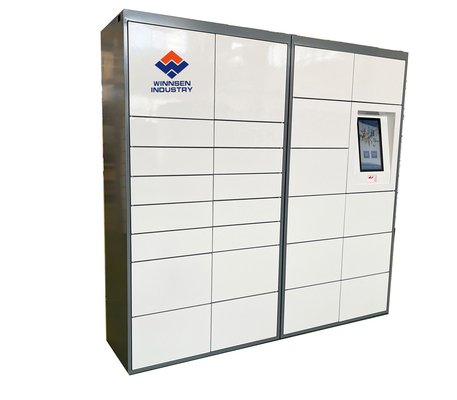 Convenient Outdoor Parcel Lockers With FCC Certificate And Customizable Order Process