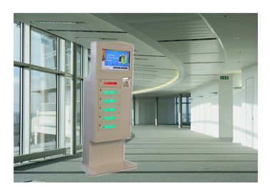 Black Mobile Phone Cell Charging Station Vending Machine For Shopping Mall / Chain Store