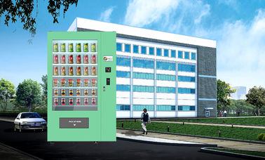 Salad Vegetables Glass Bottle Combo Vending Machine Indoor Big Touch Screen Non-touch Payment Option