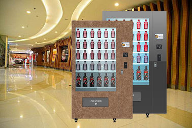 Winnsen Design Wine Bottle Vending Machine With 32inch Advertising Touch Screen Cooling System Conveyor Belt