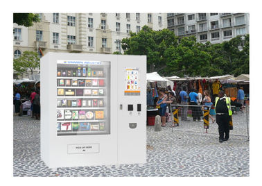 Customize Made Bill Beverage Snack Vending Machine With 22 Inches Screen