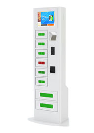 Coin Note Card Access Mobile Phone Charging Station with Touch Screen For Shopping Mall