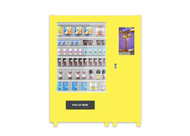 High End Auto Elevator Food Vending Machine For Cupcake Snack Chocolate With Payment Model