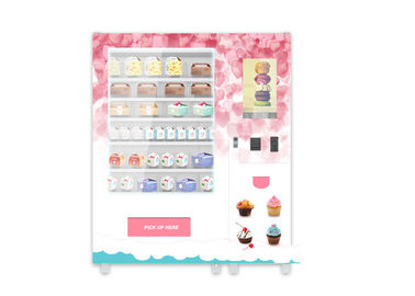High End Auto Elevator Food Vending Machine For Cupcake Snack Chocolate With Payment Model