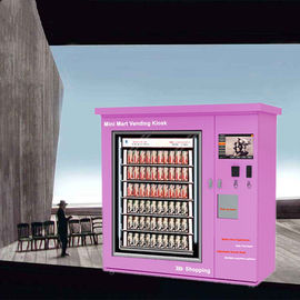 Anti Theft Auto Mini Mart Vending Machine Kiosk For Drinks Snacks