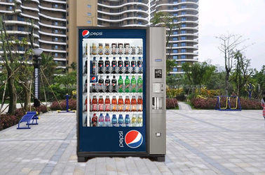 Coin Bill Operated Self-help Wines Alcohol Instant Food Coffee Noodle Mini Mart Vending Machine with 19" Touch Screen