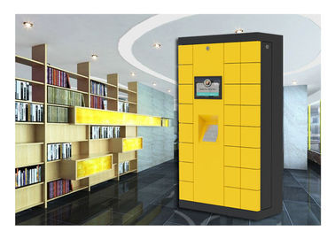 High Tech Storage Luggage Lockers With Stainless Steel And Income Report Function