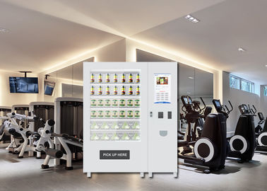 Stand Fresh Salad Vending Machine With Lift System And Remote Advertising System