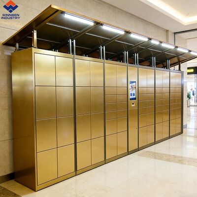 Quality Winnsen Industrial Grade Outdoor Smart Parcel Locker, Android System, 24/7 Self-Service, API Integration factory