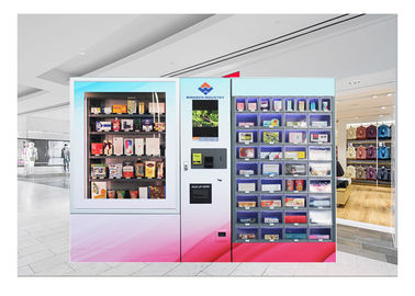 Smart Robotic Customized Mini Mart Vending Machine Locker Dual Cabinet