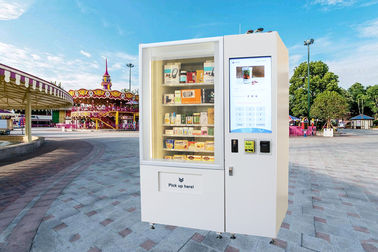 Pharmacy Refrigerator Vending Machine , Micro Market Vending Machine With Conveyor Belt